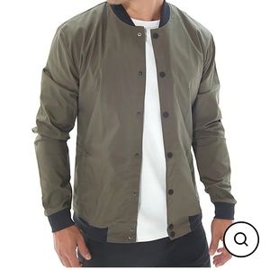 Claim Defame Olive Bomber Jacket